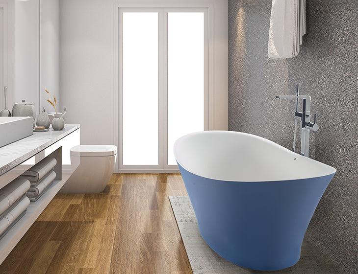 MTI Mallory bañera independiente de SculptureStone — vista de producto
