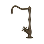 Rohl Acqui Mezcladora Filtradora de Cocina - Manija de Cruz - Latón Toscano