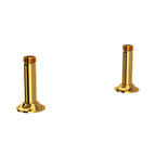 Rohl Georgian Era Uniones Rectas de Cubierta para Mezcladora Tipo Puente - Latón sin Laca