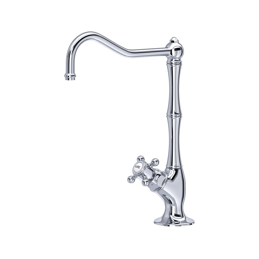 Rohl Acqui Mezcladora Filtradora de Cocina - Manija de Cruz - Cromo Pulido