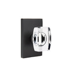 Negro Mate · Modern Rectangular Rosette