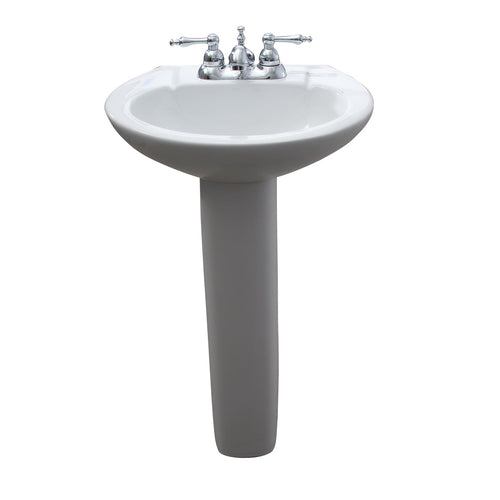 Barclay Hampshire 450 — Lavabo con Pedestal de Cerámica — imagen 1