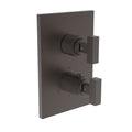 Newport Brass Pavani 3-2023TS — Placa Termostática Cuadrada de 1/2" — Bronce Inglés