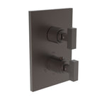 Newport Brass Pavani 3-2023TS — Placa Termostática Cuadrada de 1/2" — Bronce Inglés