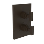 Newport Brass Pavani 3-2023TS — Placa Termostática Cuadrada de 1/2" — Bronce Aceitado