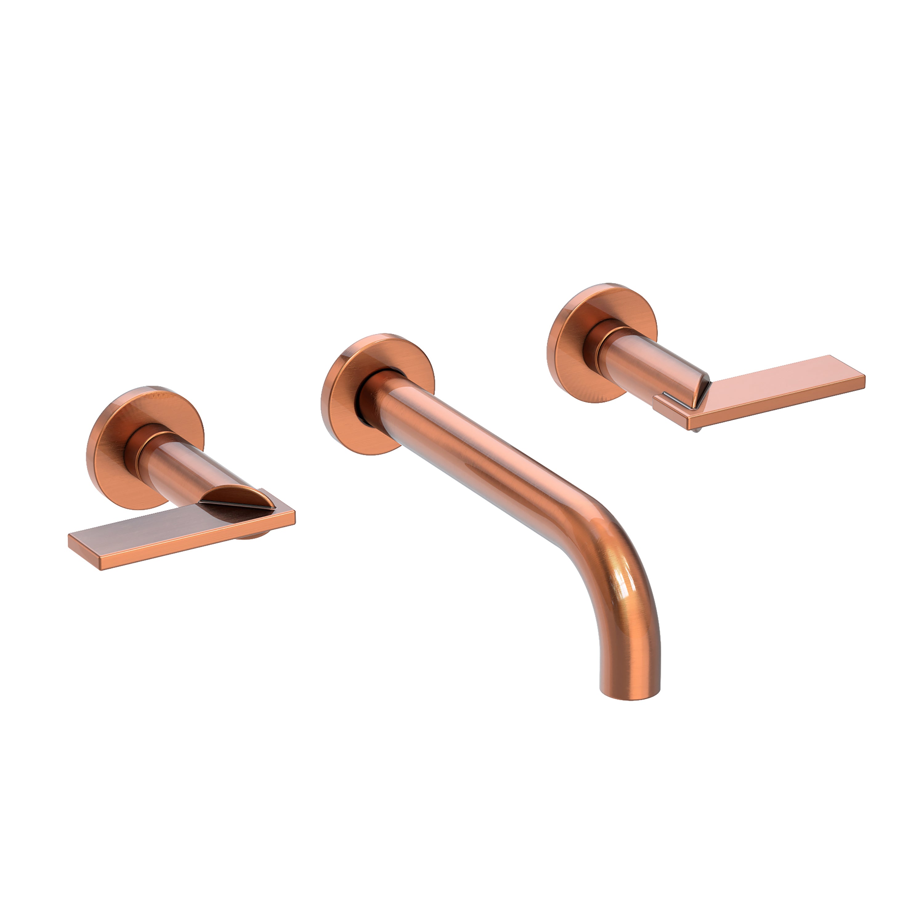 Newport Brass Pavani 3-2481 — Llave de Lavabo de Pared — Cobre Antiguo