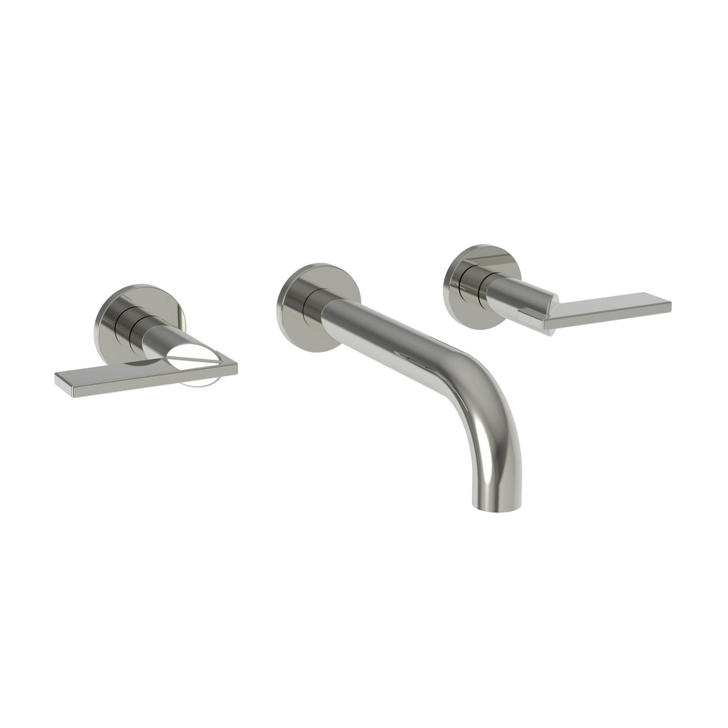 Newport Brass Pavani 3-2481 — Llave de Lavabo de Pared — Níquel Pulido (Natural)