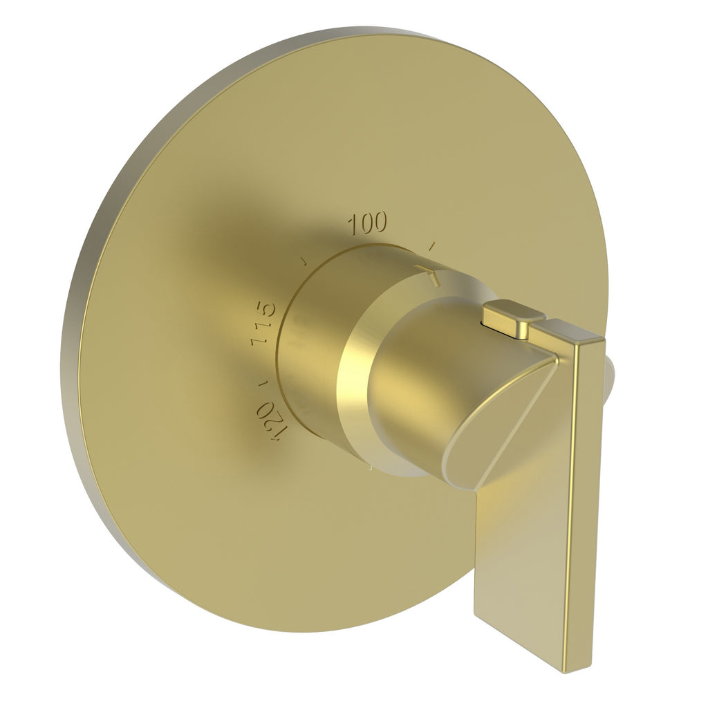 Newport Brass Pavani 3-2484TR — Placa Termostática Redonda de 3/4" — Latón Satinado (PVD)