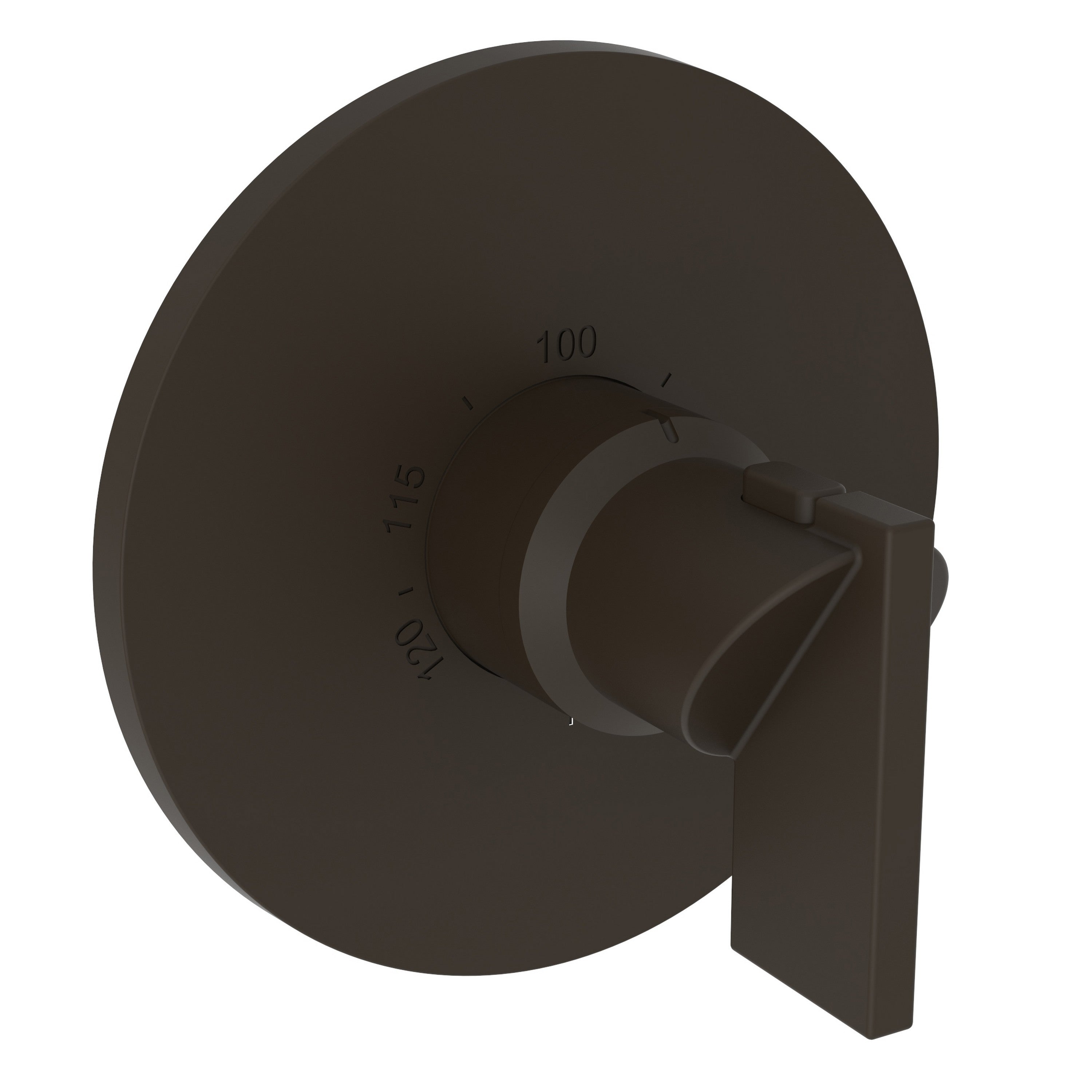 Newport Brass Pavani 3-2484TR — Placa Termostática Redonda de 3/4" — Bronce Aceitado