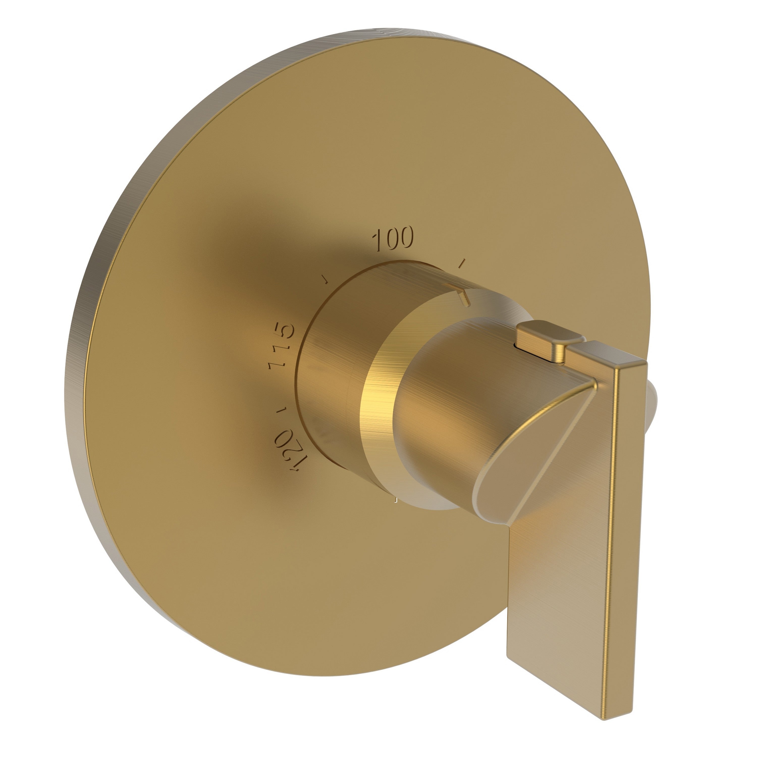 Newport Brass Pavani 3-2484TR — Placa Termostática Redonda de 3/4" — Bronce Satinado (PVD)