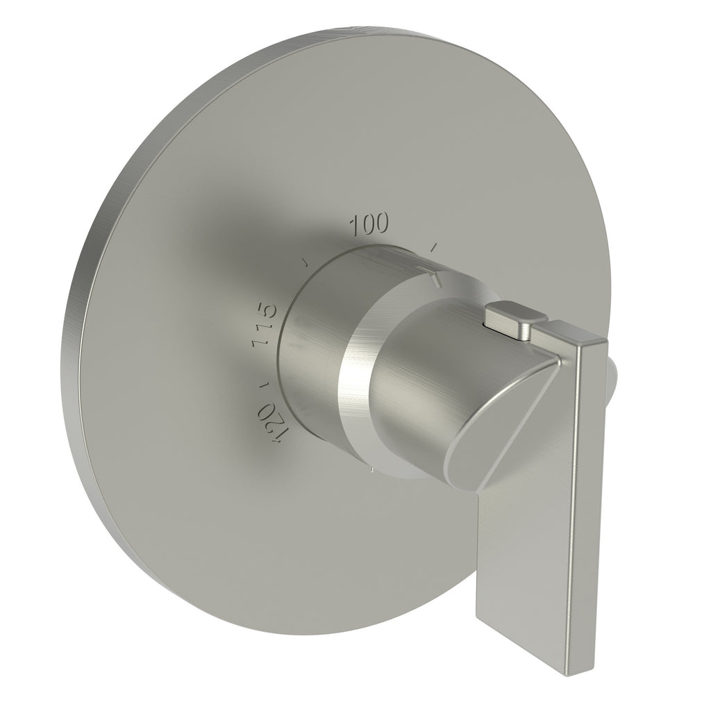 Newport Brass Pavani 3-2484TR — Placa Termostática Redonda de 3/4" — Níquel Satinado (PVD)