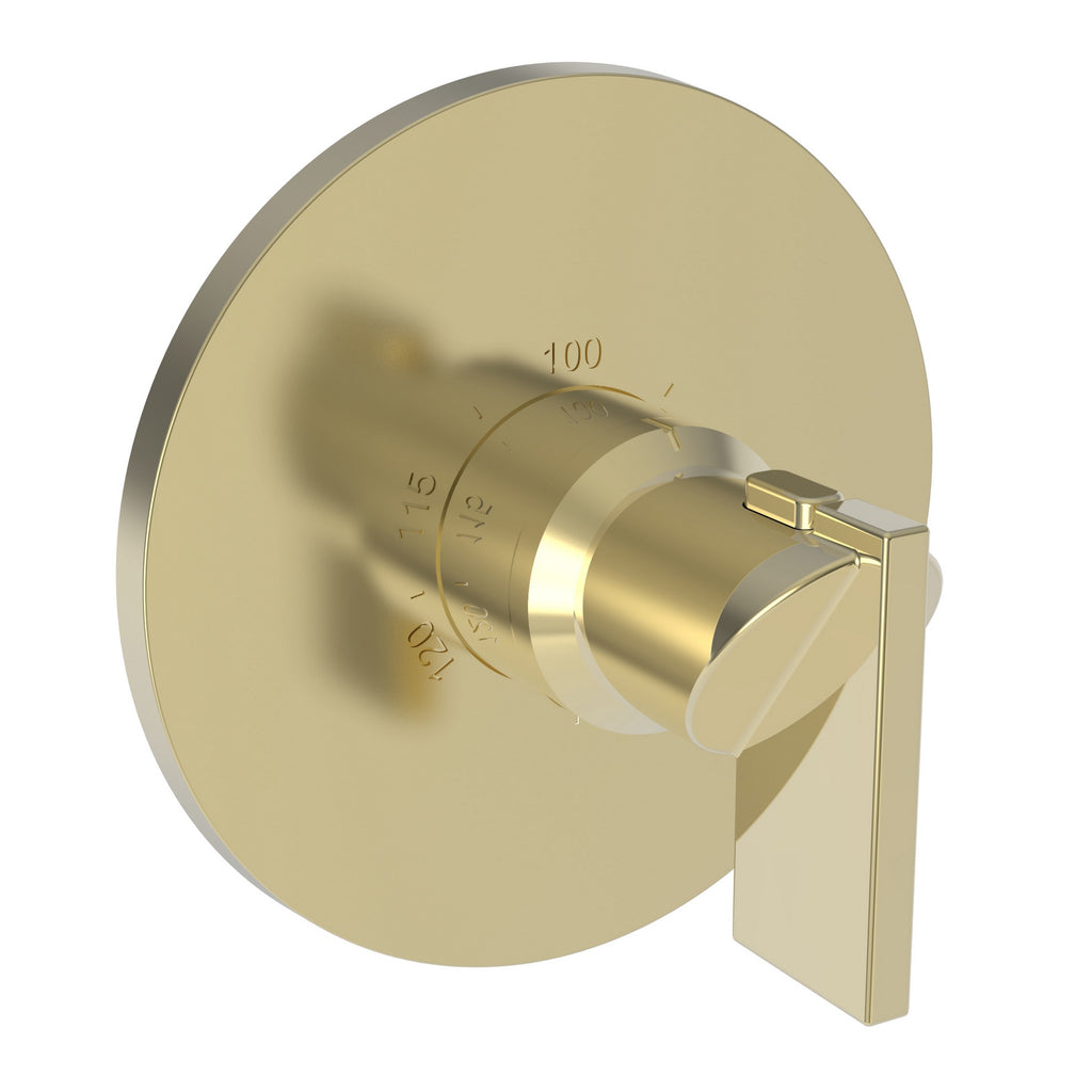 Newport Brass Pavani 3-2484TR — Placa Termostática Redonda de 3/4" — Oro Francés (PVD)