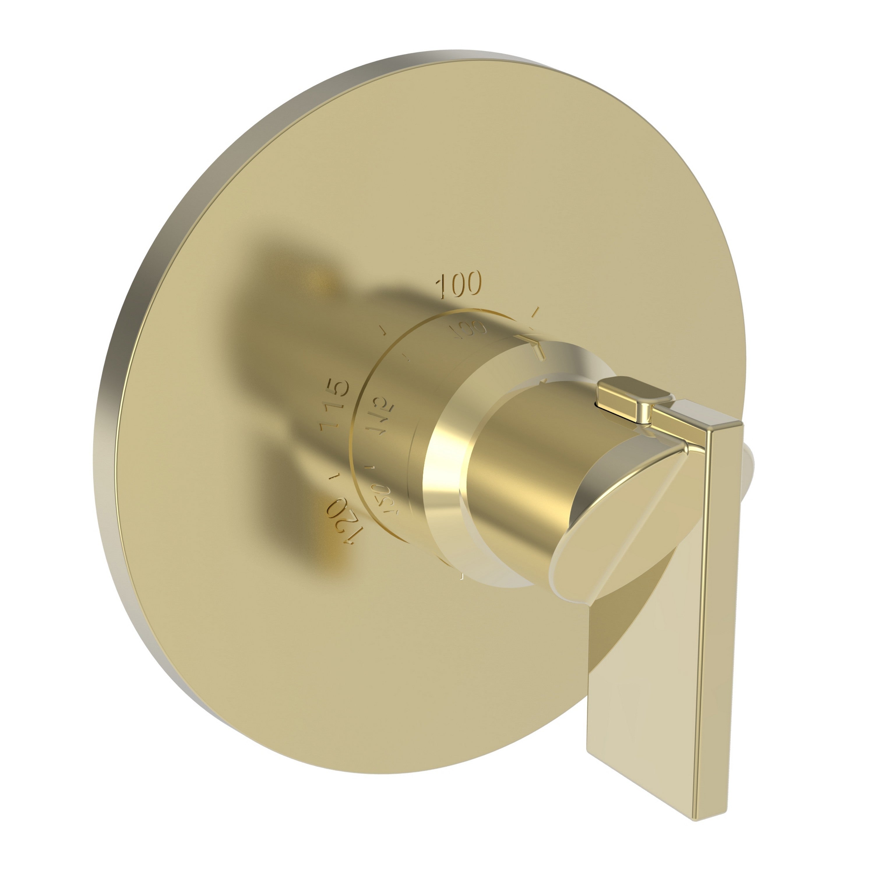 Newport Brass Pavani 3-2484TR — Placa Termostática Redonda de 3/4" — Oro Francés (PVD)