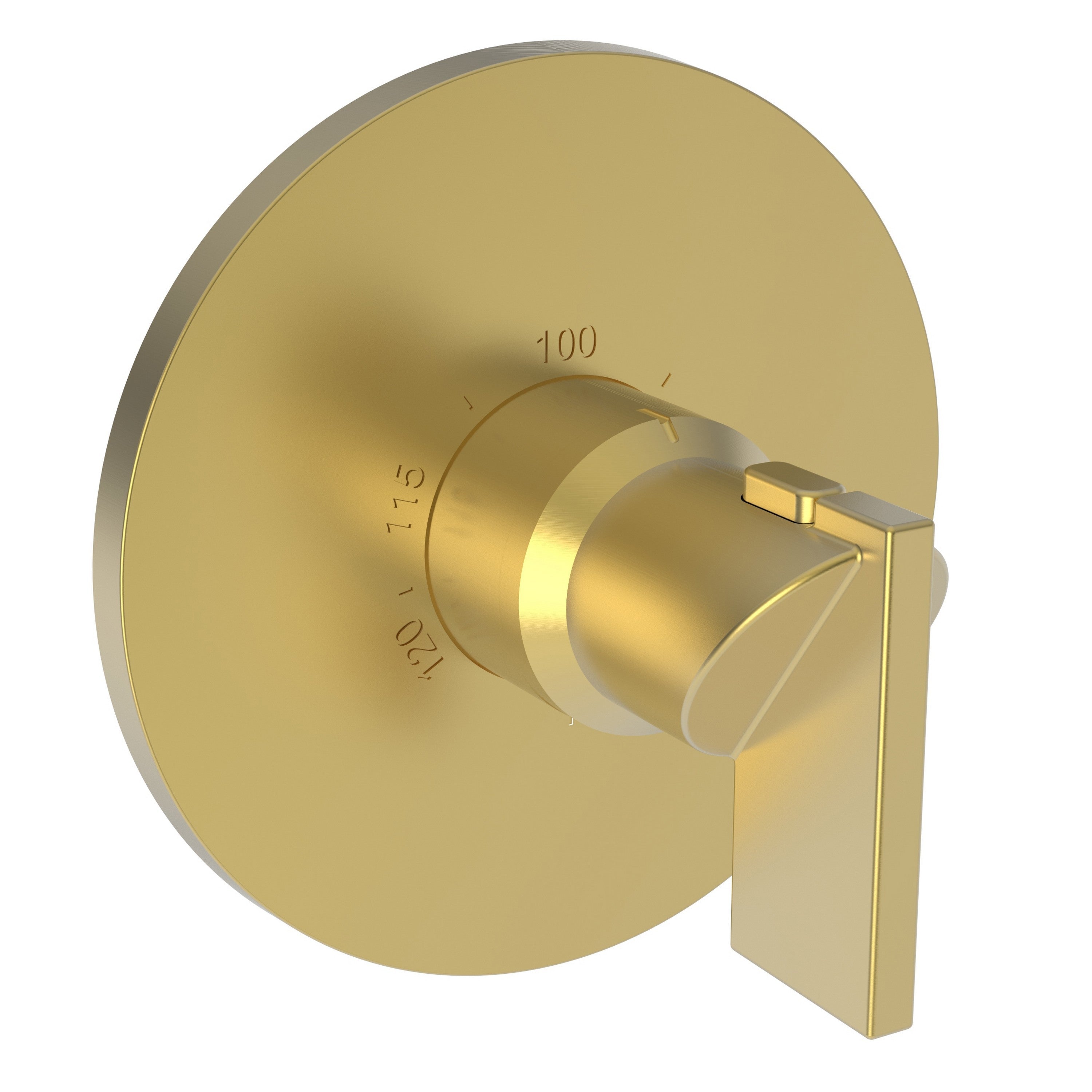 Newport Brass Pavani 3-2484TR — Placa Termostática Redonda de 3/4" — Oro Satinado (PVD)
