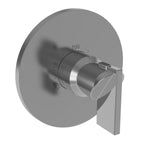 Newport Brass Pavani 3-2484TR — Placa Termostática Redonda de 3/4" — Cromo Medianoche