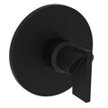 Newport Brass Pavani 3-2484TR — Placa Termostática Redonda de 3/4" — Negro Mate