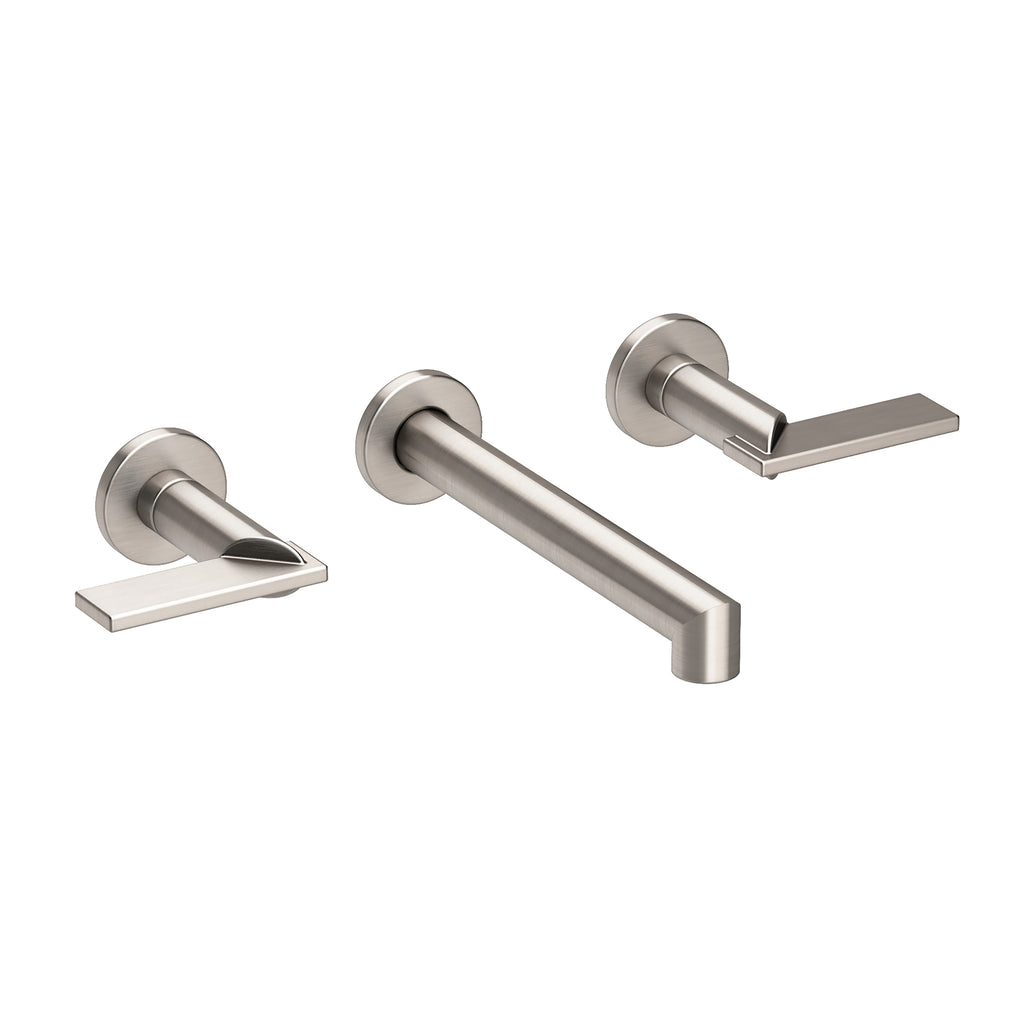 Newport Brass Pavani 3-2491 — Llave de Lavabo de Pared — Níquel Satinado (PVD)