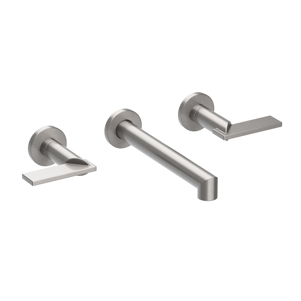 Newport Brass Pavani 3-2491 — Llave de Lavabo de Pared — Acero Inoxidable (PVD)