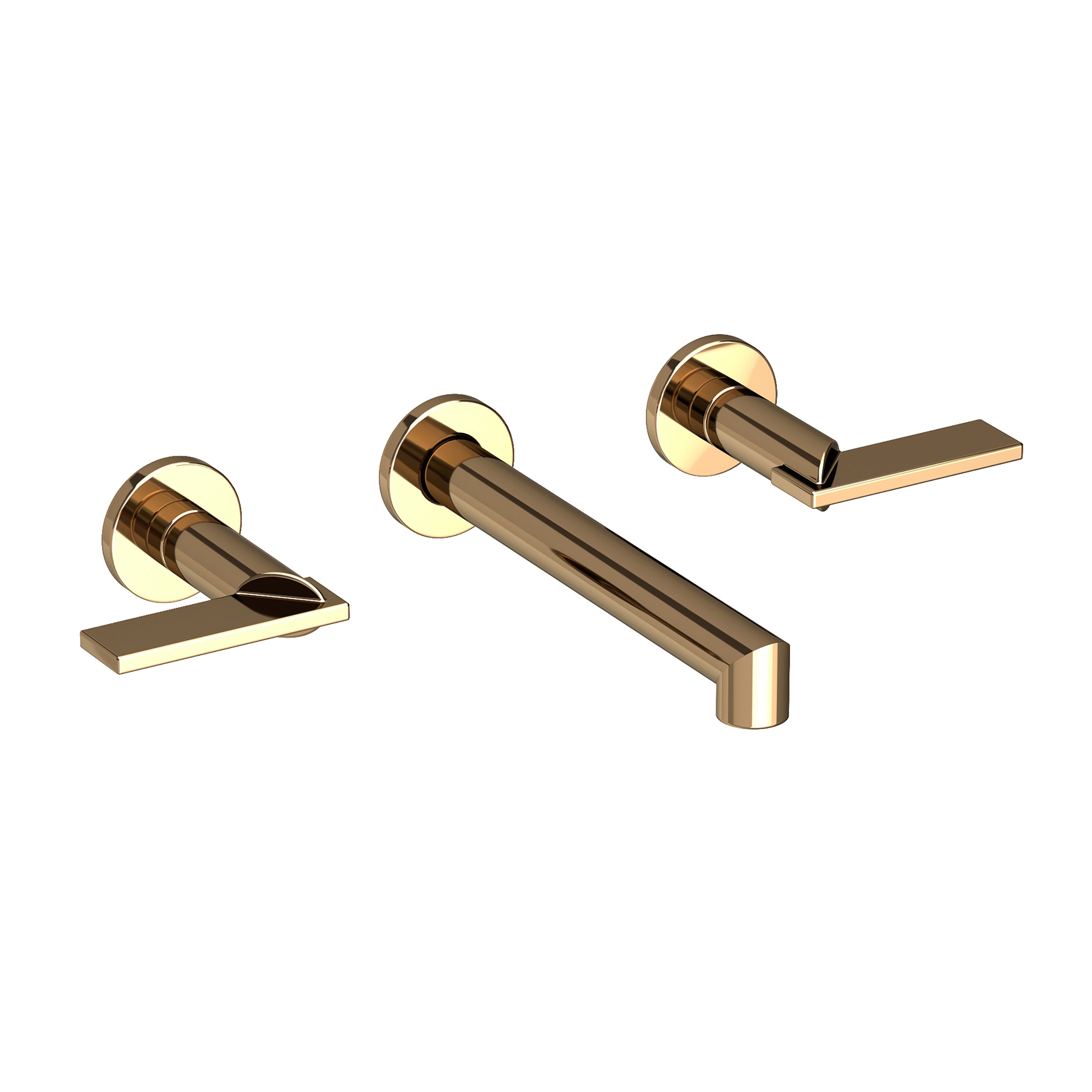 Newport Brass Pavani 3-2491 — Llave de Lavabo de Pared — Oro Francés (PVD)