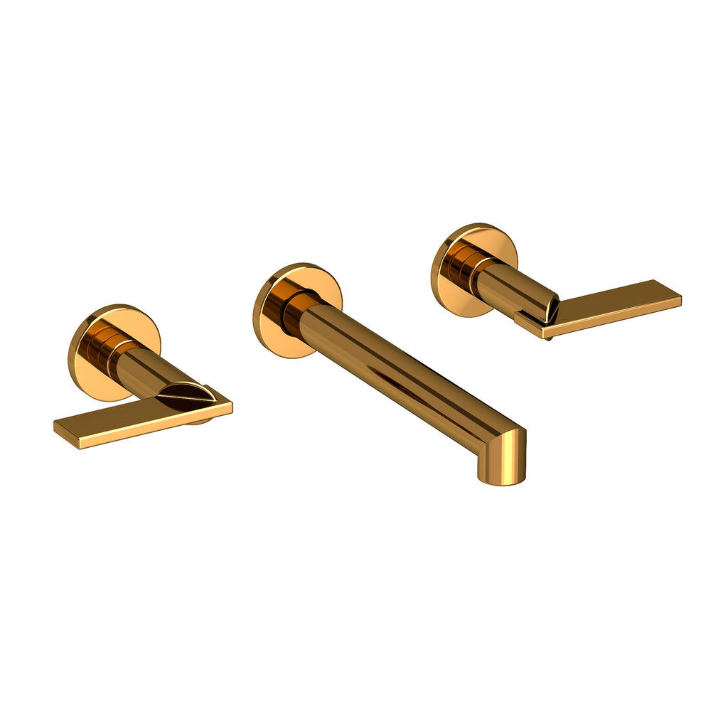 Newport Brass Pavani 3-2491 — Llave de Lavabo de Pared — Oro Pulido (PVD)