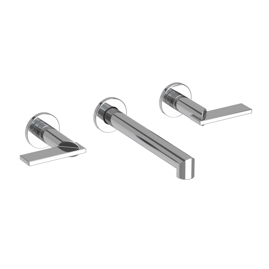 Newport Brass Pavani 3-2491 — Llave de Lavabo de Pared — Cromo Pulido