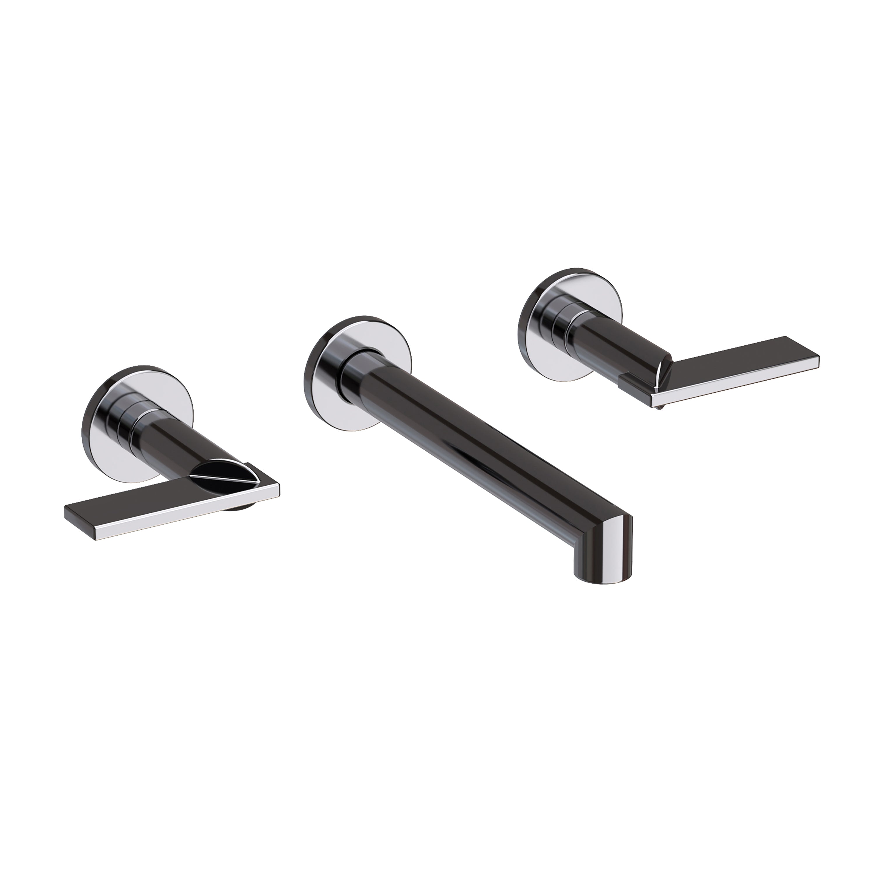 Newport Brass Pavani 3-2491 — Llave de Lavabo de Pared — Cromo Medianoche