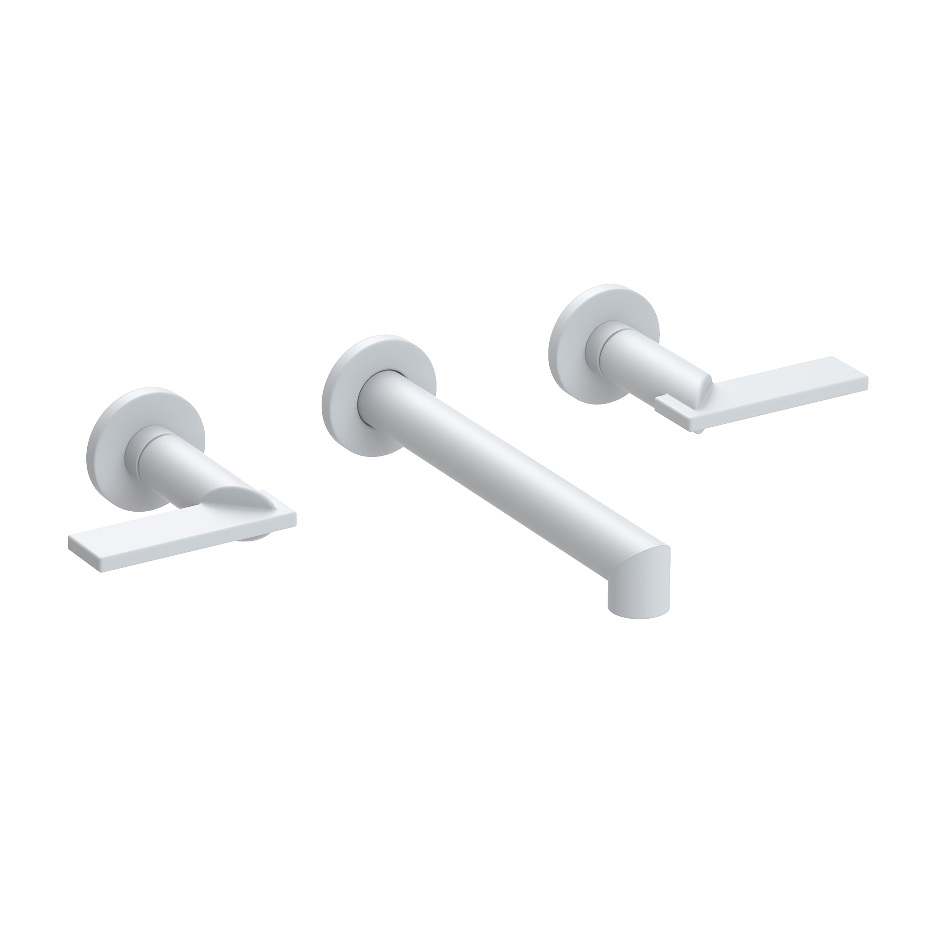 Newport Brass Pavani 3-2491 — Llave de Lavabo de Pared — Blanco Mate