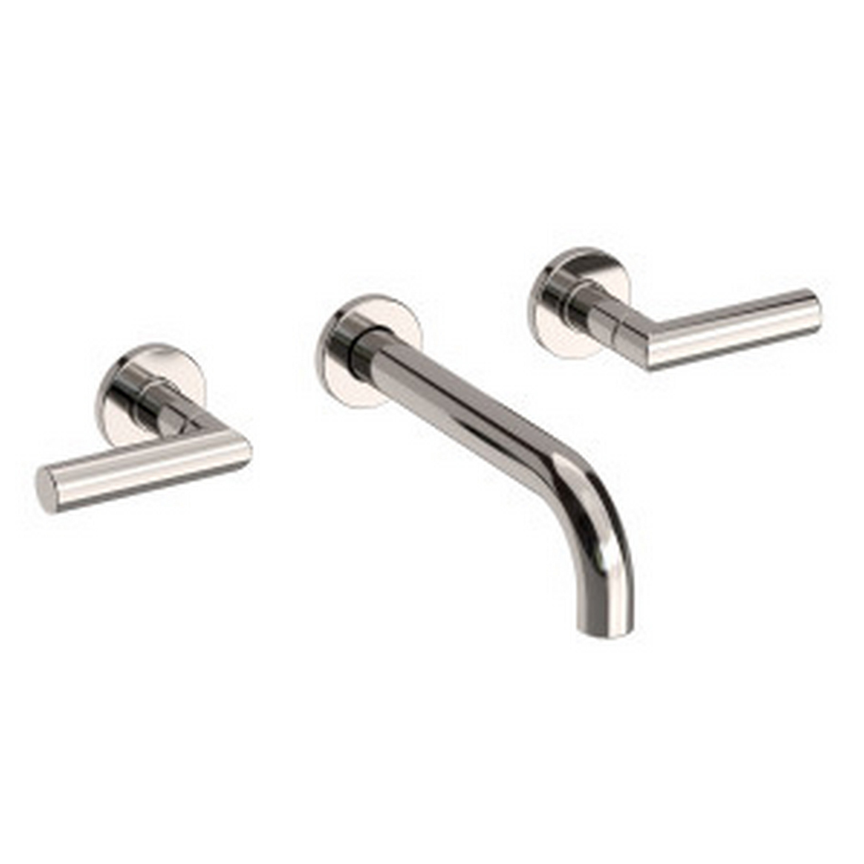 Newport Brass Pavani 3-3101 — Llave de Lavabo de Pared — Níquel Pulido (PVD)