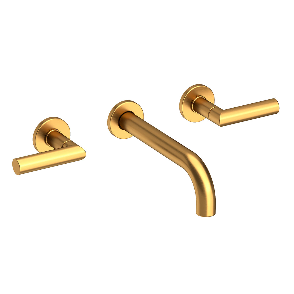 Newport Brass Pavani 3-3101 — Llave de Lavabo de Pared — Oro Satinado (PVD)