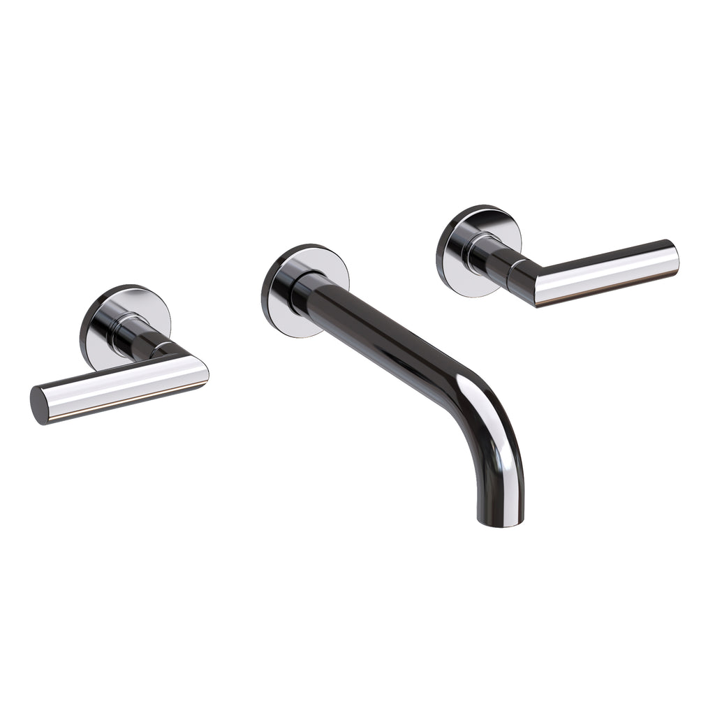 Newport Brass Pavani 3-3101 — Llave de Lavabo de Pared — Cromo Medianoche