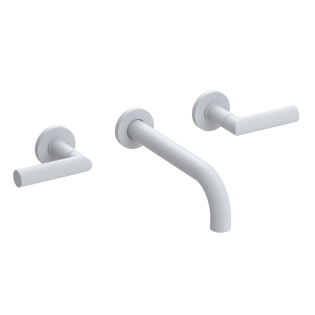 Newport Brass Pavani 3-3101 — Llave de Lavabo de Pared — Blanco Mate