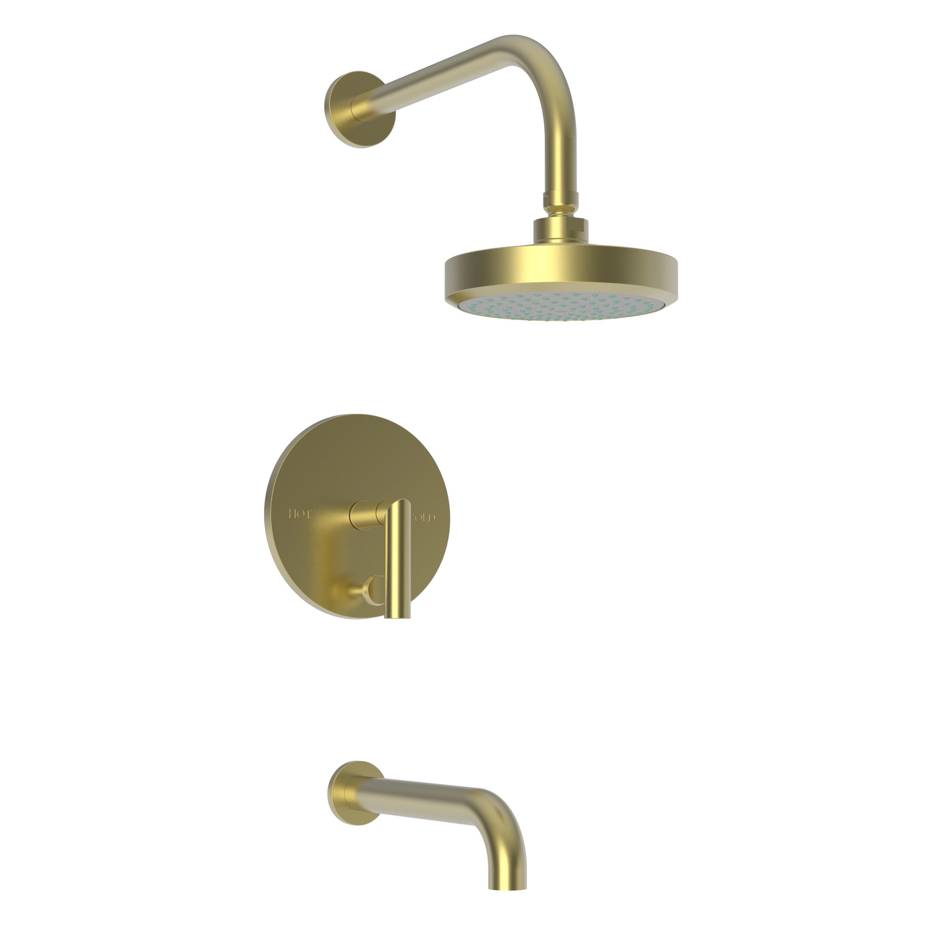 Newport Brass Pavani 3-3102BP — Kit de Tina y Regadera — Presión Balanceada — Latón Satinado (PVD)