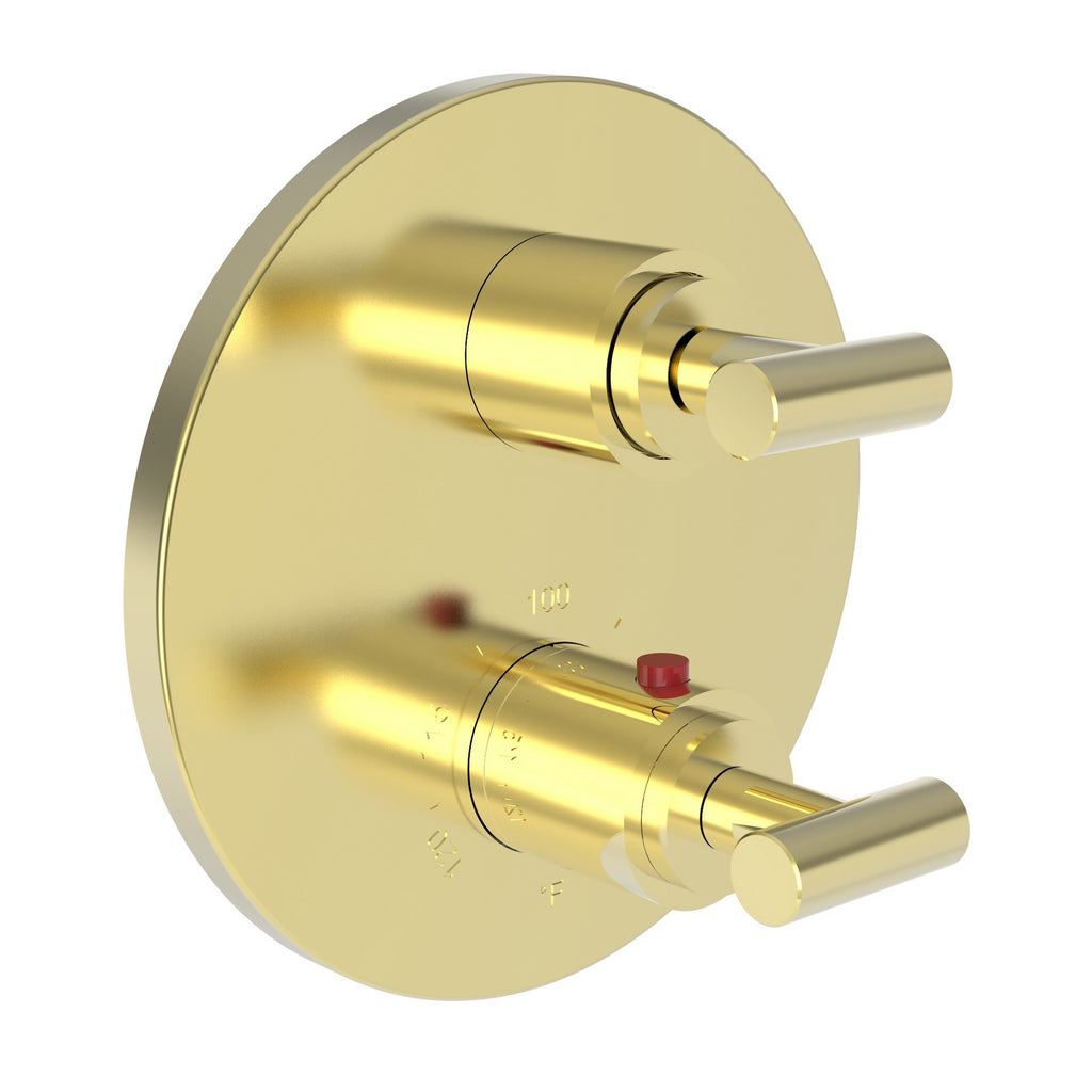 Newport Brass Pavani 3-3103TR — Placa Termostática Redonda de 1/2" — Latón Forever (PVD)