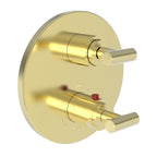 Newport Brass Pavani 3-3103TR — Placa Termostática Redonda de 1/2" — Latón Forever (PVD)