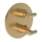 Newport Brass Pavani 3-3103TR — Placa Termostática Redonda de 1/2" — Bronce Satinado (PVD)
