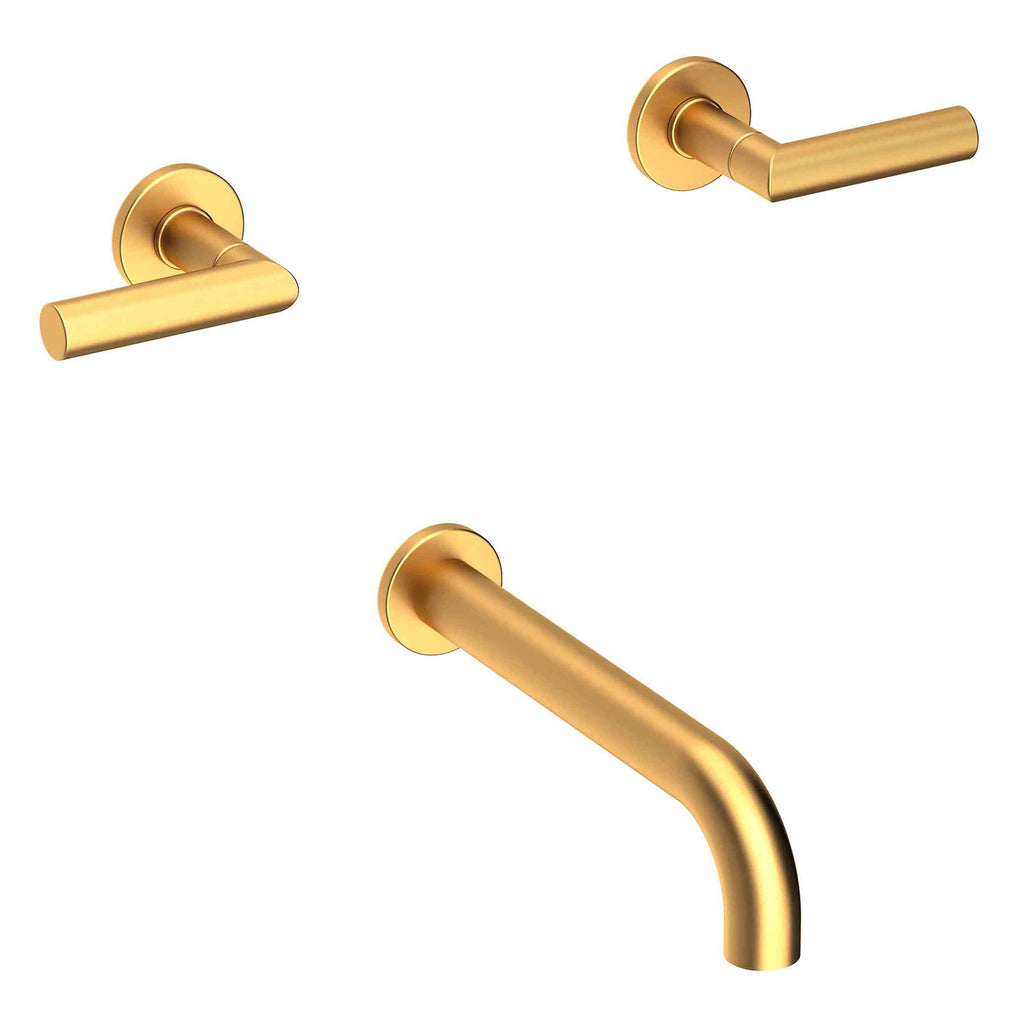Newport Brass Pavani 3-3105 — Llenador de Tina de Pared — Bronce Satinado (PVD)