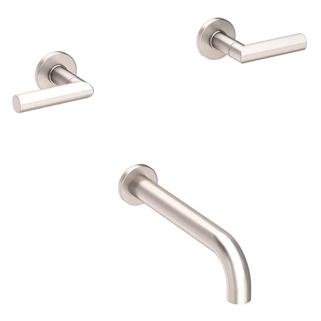 Newport Brass Pavani 3-3105 — Llenador de Tina de Pared — Níquel Satinado (PVD)