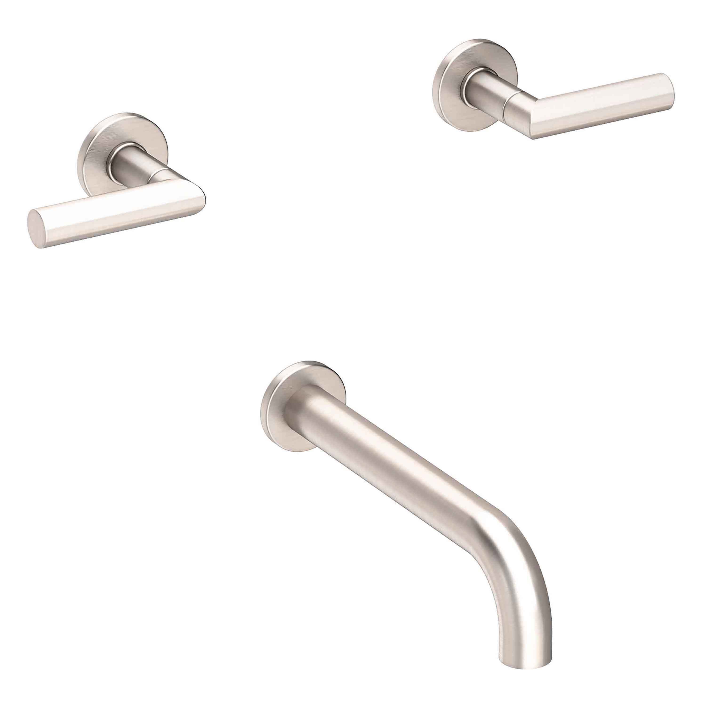 Newport Brass Pavani 3-3105 — Llenador de Tina de Pared — Níquel Satinado (PVD)