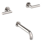 Newport Brass Pavani 3-3105 — Llenador de Tina de Pared — Níquel Pulido (Natural)