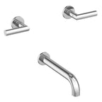 Newport Brass Pavani 3-3105 — Llenador de Tina de Pared — Cromo Pulido