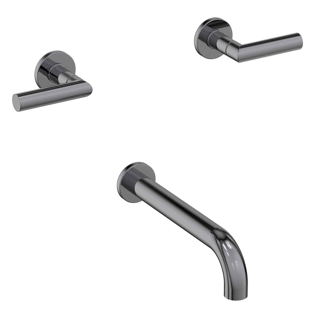 Newport Brass Pavani 3-3105 — Llenador de Tina de Pared — Cromo Medianoche