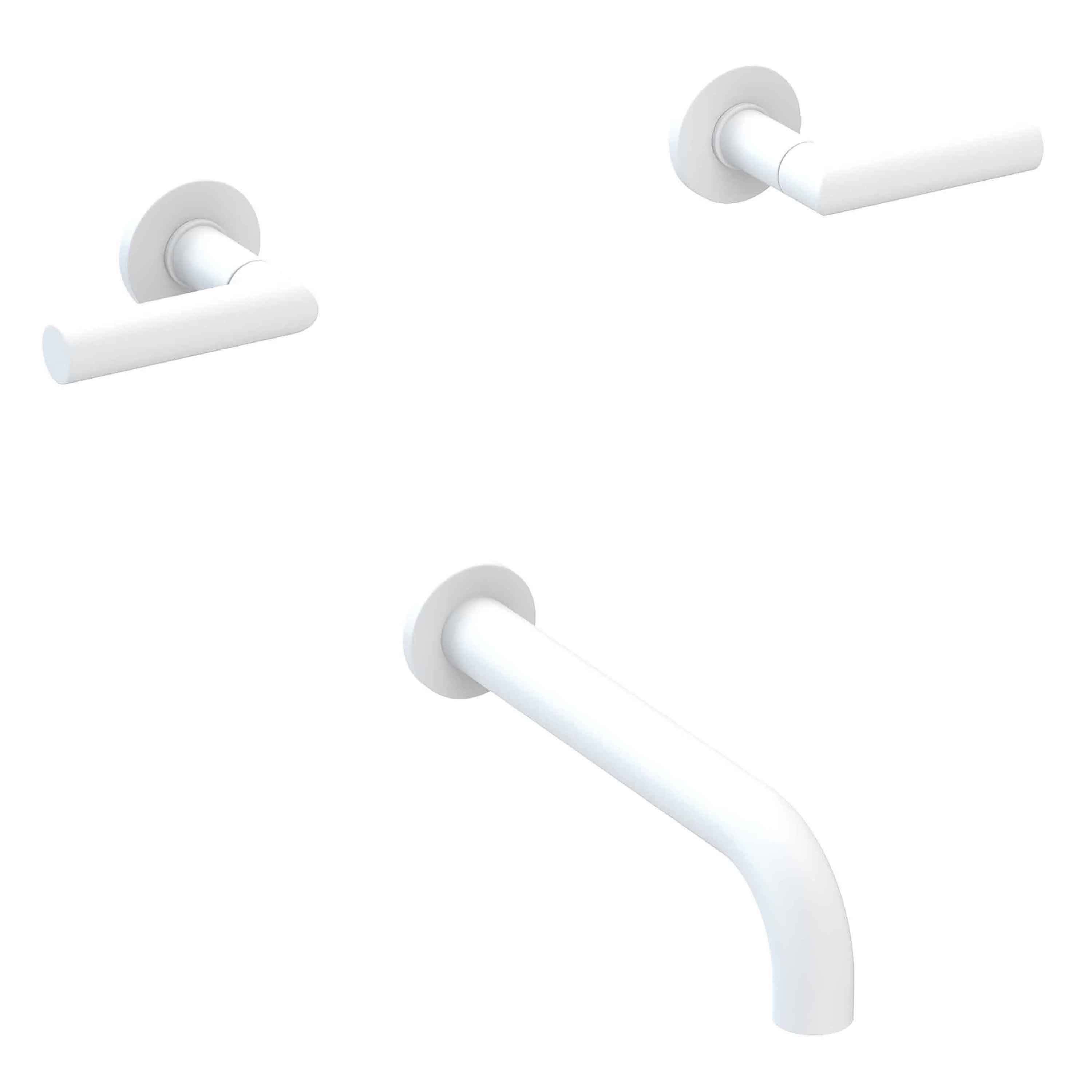 Newport Brass Pavani 3-3105 — Llenador de Tina de Pared — Blanco Mate
