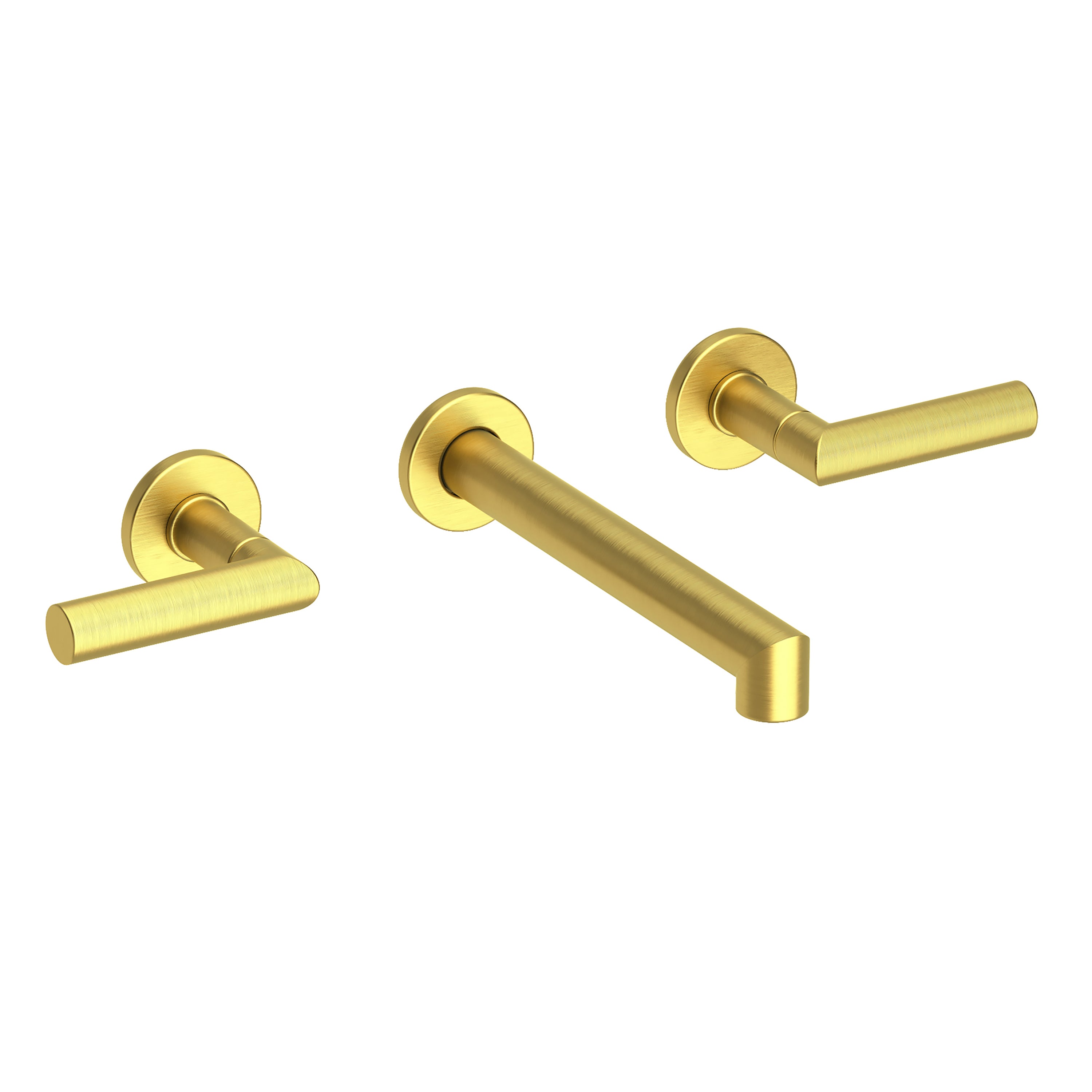 Newport Brass Pavani 3-3121 — Llave de Lavabo de Pared — Latón Satinado (PVD)