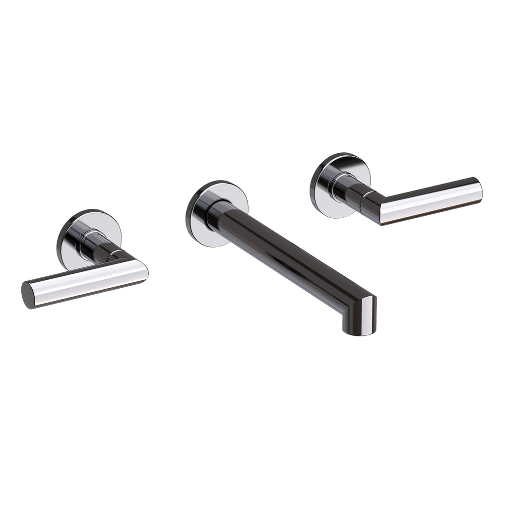 Newport Brass Pavani 3-3121 — Llave de Lavabo de Pared — Cromo Medianoche