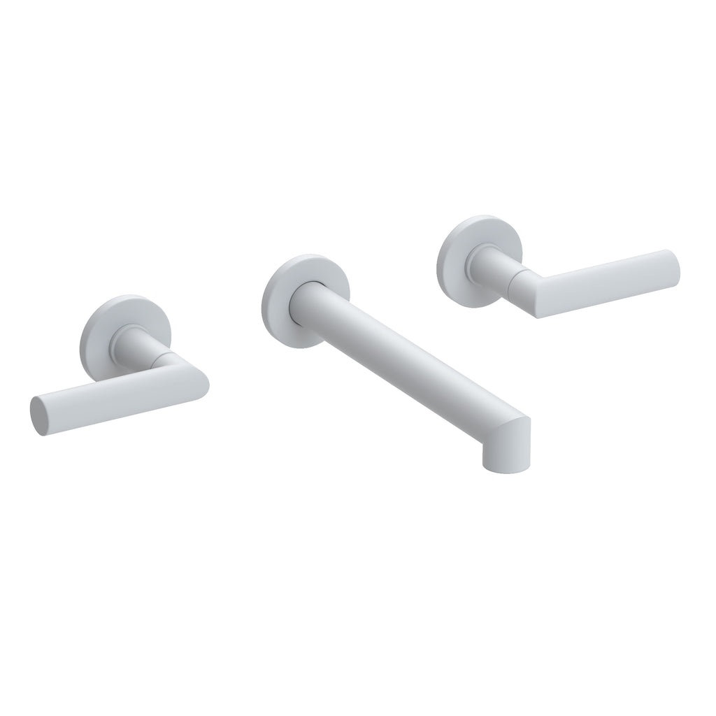 Newport Brass Pavani 3-3121 — Llave de Lavabo de Pared — Blanco Mate