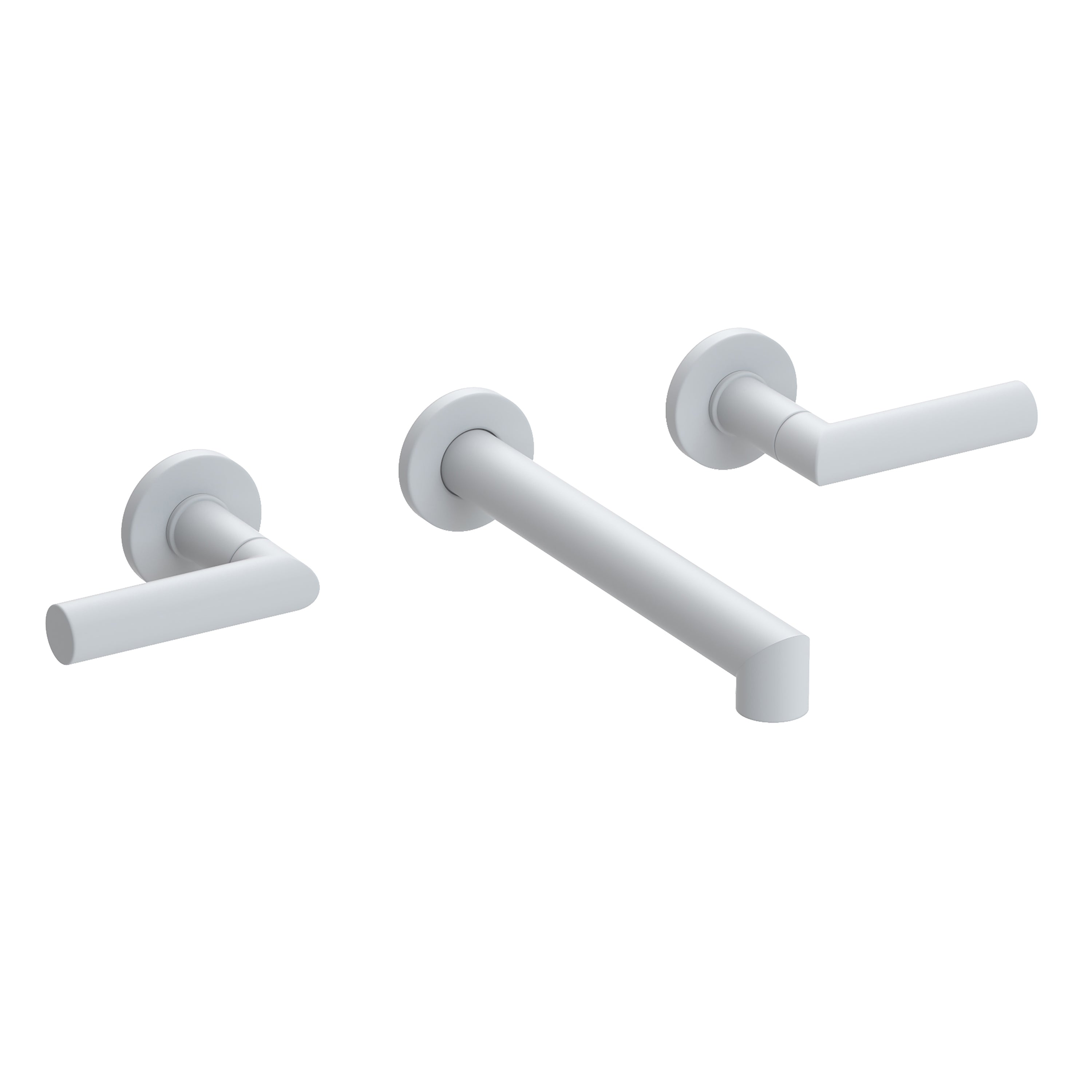 Newport Brass Pavani 3-3121 — Llave de Lavabo de Pared — Blanco Mate