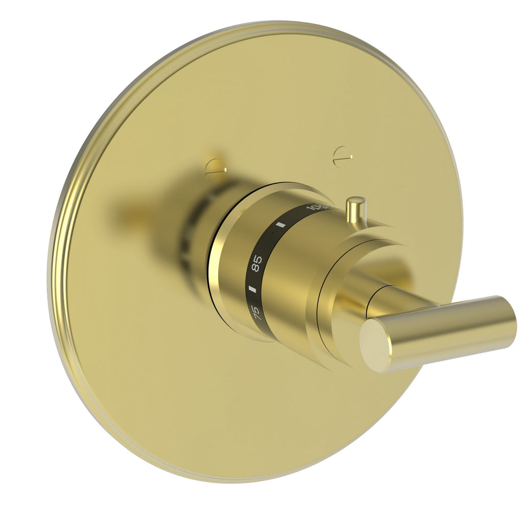 Newport Brass Pavani 3-994LTR — Placa Termostática Redonda de 3/4" — Latón Forever (PVD)