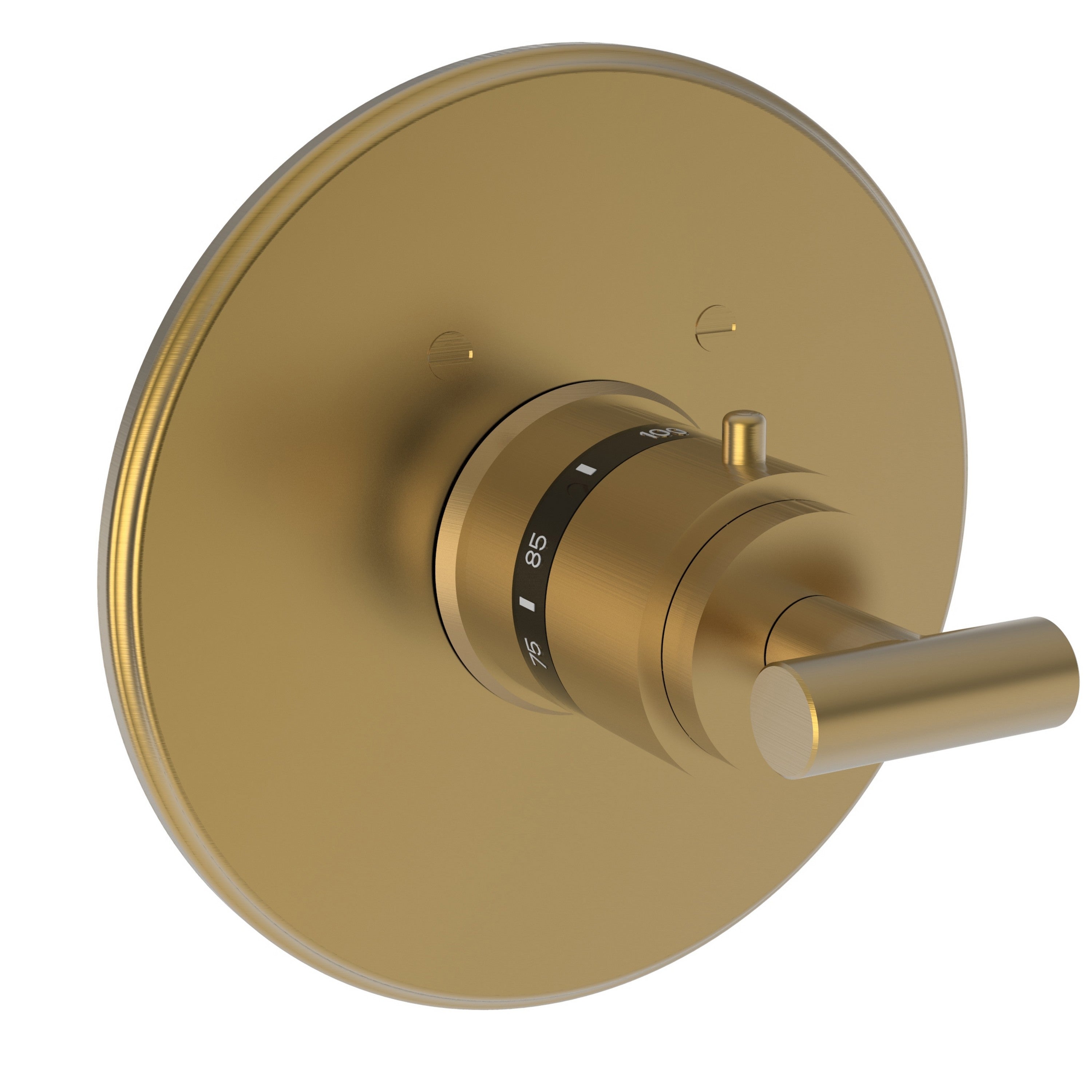 Newport Brass Pavani 3-994LTR — Placa Termostática Redonda de 3/4" — Bronce Satinado (PVD)