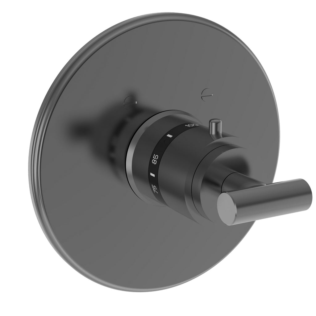 Newport Brass Pavani 3-994LTR — Placa Termostática Redonda de 3/4" — Cromo Medianoche