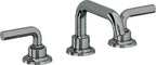 California Faucets Descanso 8" Llave de Lavabo de 3 Orificios para Cubierta, con Dos Manerales - Manija Lisa